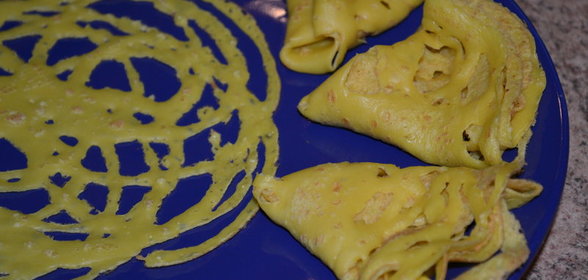 Малазийские кружевные блины Роти джала