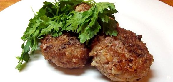 Котлетки из говядины с травами