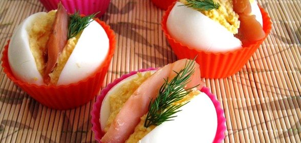 Закуска из яиц Рыбный вкус
