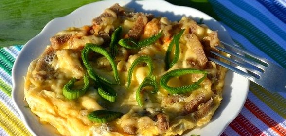 Хлебная яичница