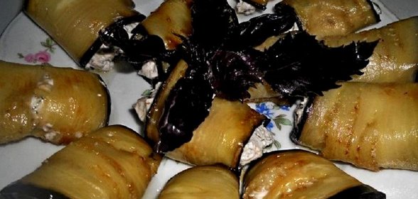 Баклажаны с творогом