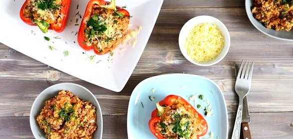 Творог с перцем и зеленью