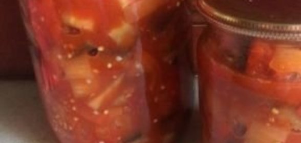 Творог с яблоками и орехами