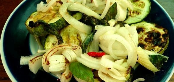 Кабачки запеченные на решетке