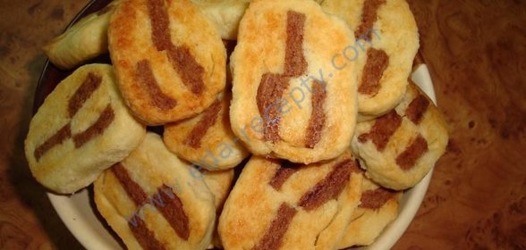 Печенье шахматное