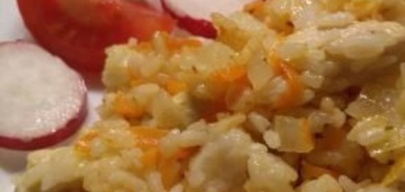 Минималистический плов с курицей