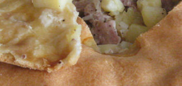 Пирог с мясом и картошкой по-татарски (по бабушкиному рецепту)