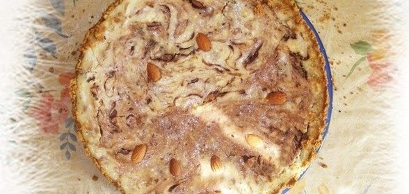 Чизкейк с миндалем