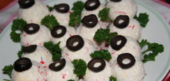 Хеллоуинская закуска Вырви глаз