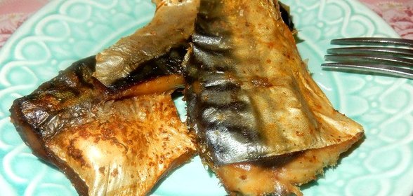 Скумбрия жареная в духовке