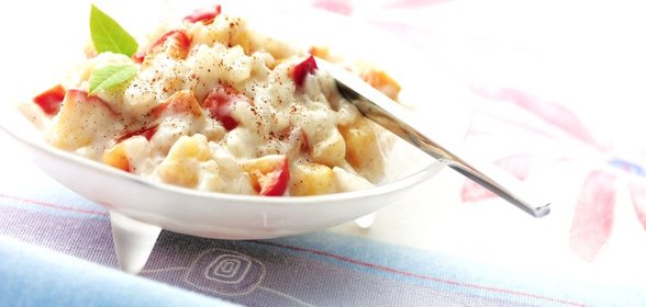 Рисовая каша с яблоками