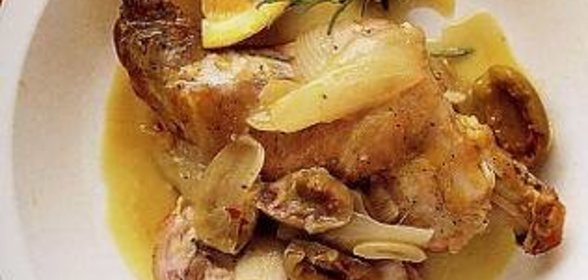 Кролик с апельсинами