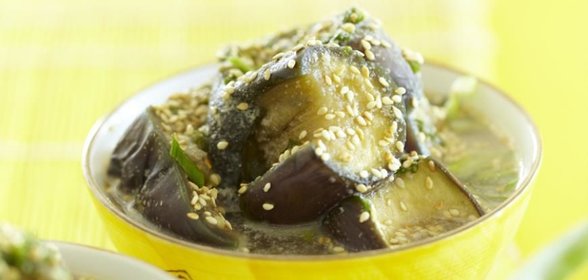 Баклажаны с кунжутом