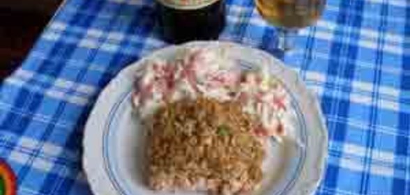 Лосось под ореховой корочкой