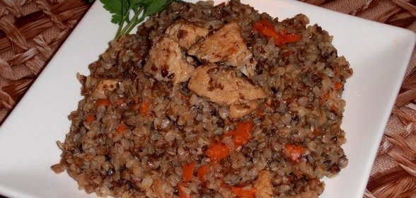 Каша гречневая с мясом