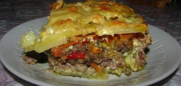 Запеканка по-гречески