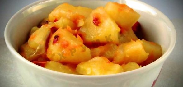 Гуляш из картофеля