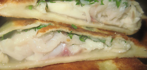 Чебуреки с телапией