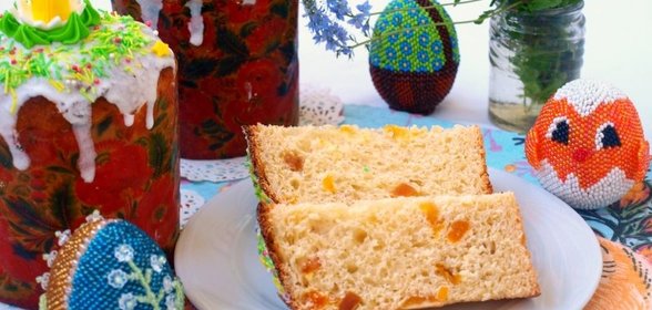 Творожный кулич