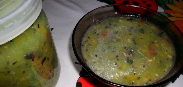 Аджика из крыжовника на зиму