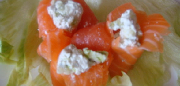 Форель с голубым сыром