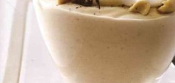 Быстрый десерт с тофу и арахисовым маслом