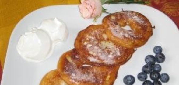 Блины Яблочные колечки