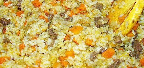 Плов из говядины