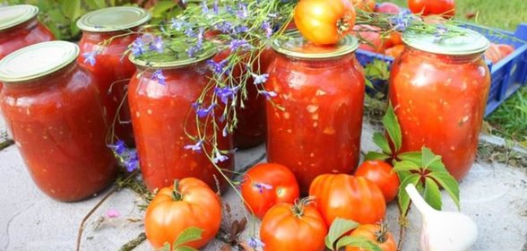 Помидоры в собственном соку