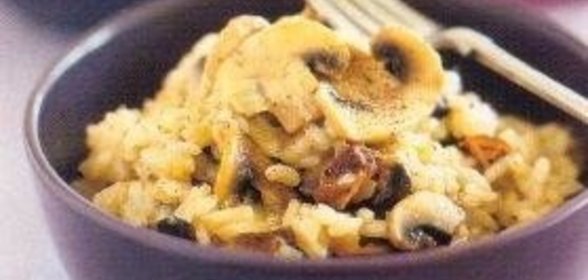 Ризотто с грибами и сыром