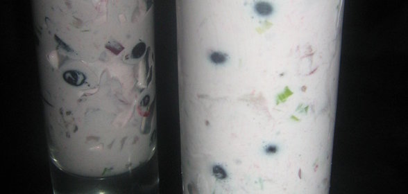 Закуска из сельди с чёрной смородиной