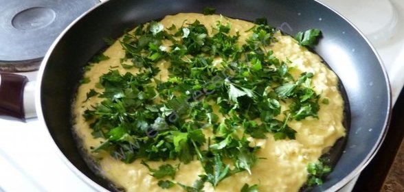 Хачапури ленивые с сыром и зеленью