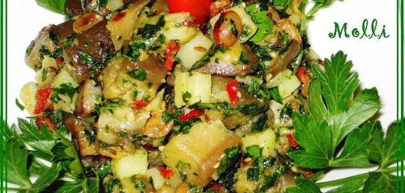 Закуска из баклажанов и изюма