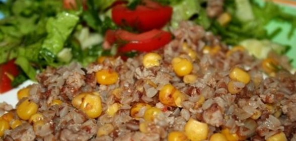 Гречка с кукурузой
