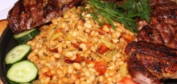 Яичница с овощами