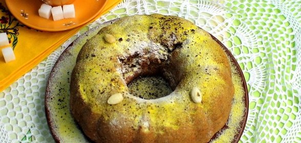 Кекс с цукини и шоколадом.