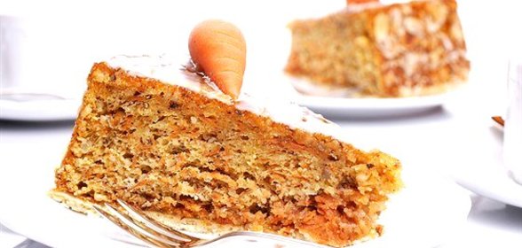 Морковный пирог с миндалем
