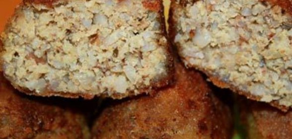 Гречаники с мясом и базиликом