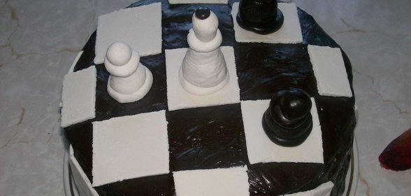 шахматный торт