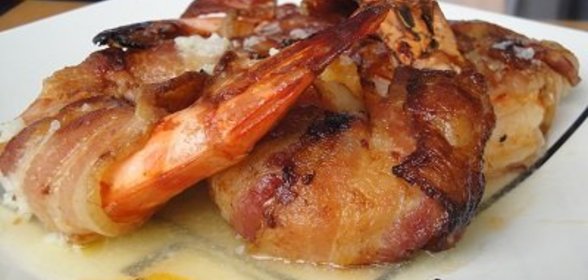 Креветки в Беконе с Чесноком на Гриле ! ! !