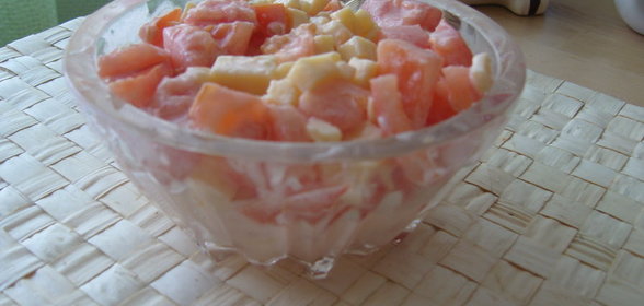 Салат Красный сыр