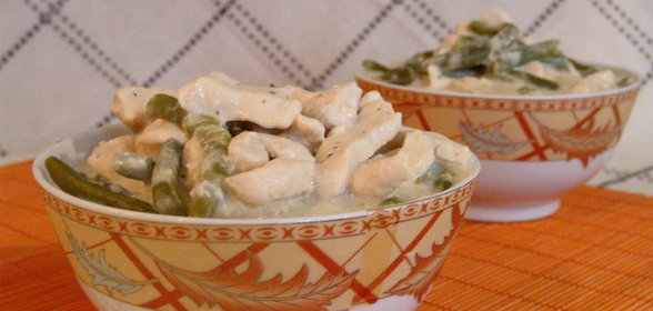 Очень сырное куриное рагу