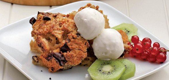 Яблочный «крамбл» с шоколадом