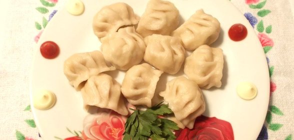 Вареники с картофелем и зеленью петрушки