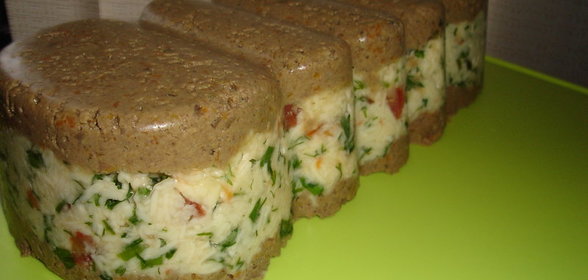 Паштет из куринной печени с сыром