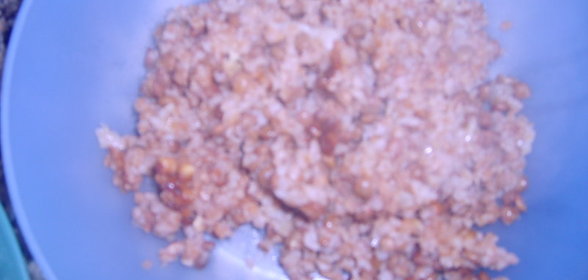 Мжадарра – плов из чечевицы с булугуром(.рисом)