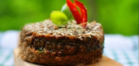 Паштет из грибов и баклажанов