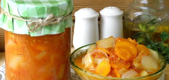 Лечо с морковкой и перцем