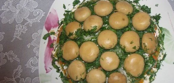 Бутерброды с заливным салатом из огурцов