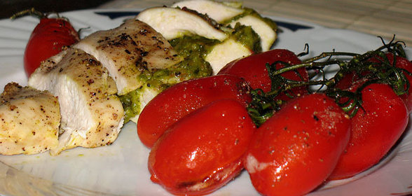 Куриная грудка с фисташковой начинкой